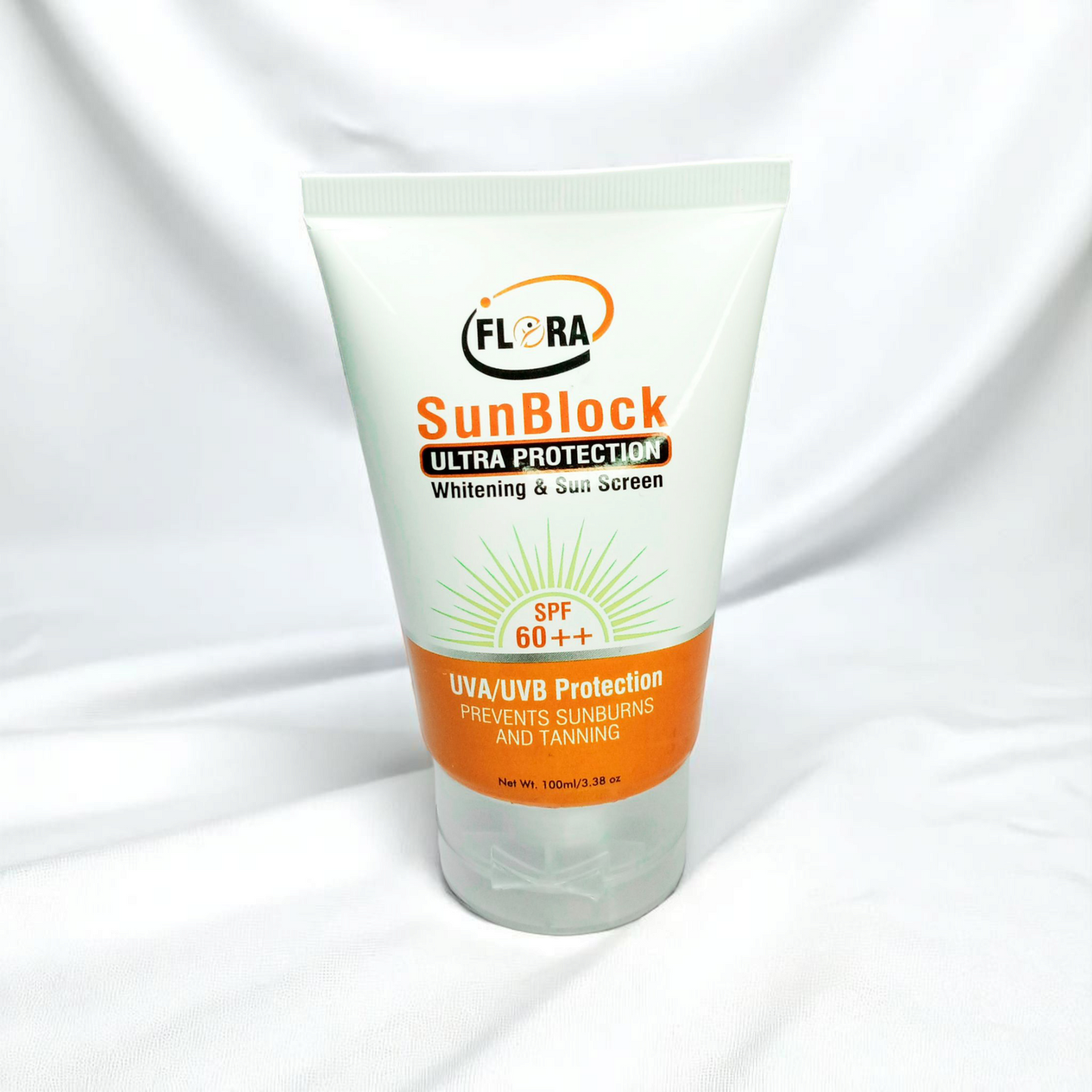 Flora SPF 60 sunscreen – non-greasy formula for oily skin