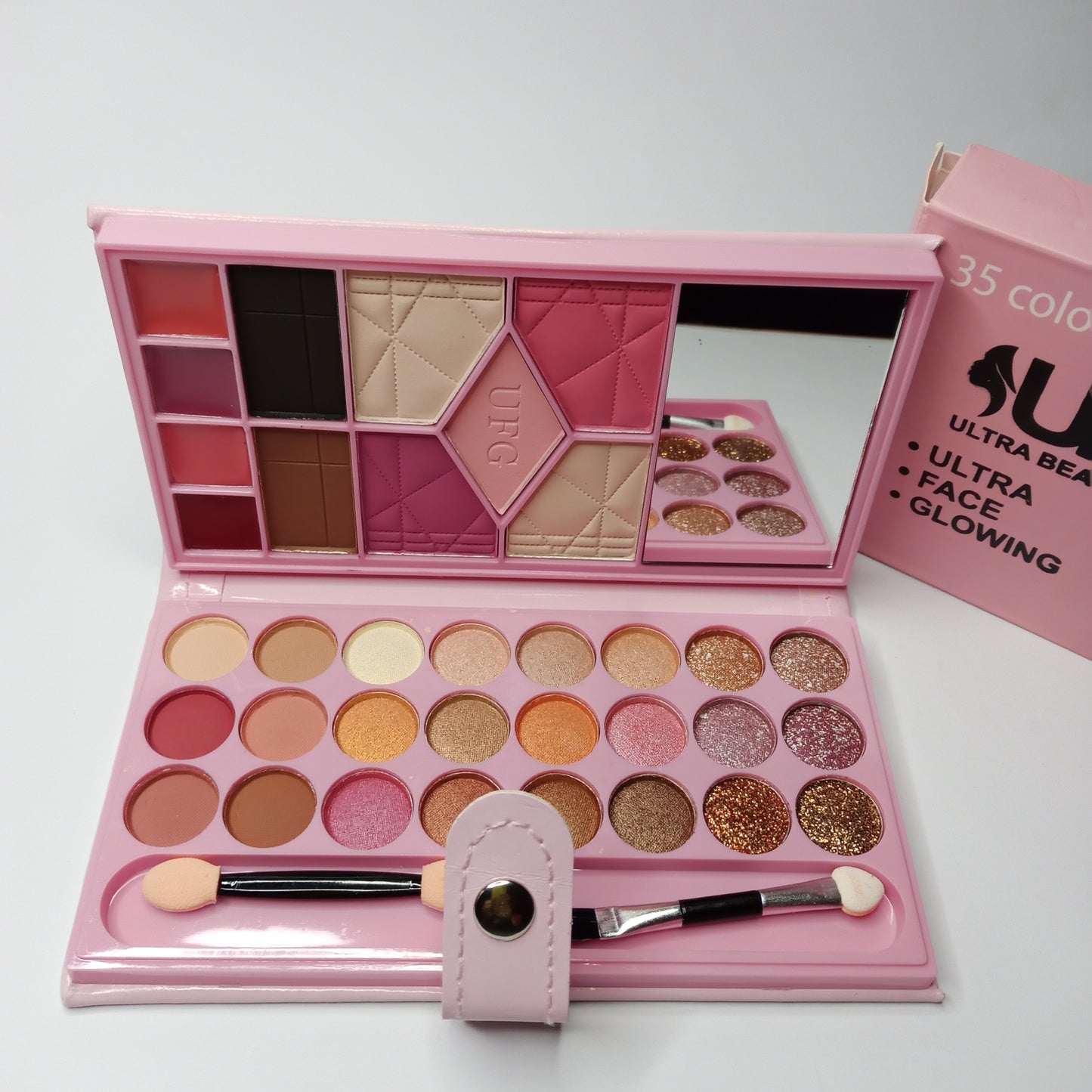 UB Ultra Beauty 35 Color All in 1 Glowing Makeup Kit|Mini Kit For Face Eyes And lips 💖