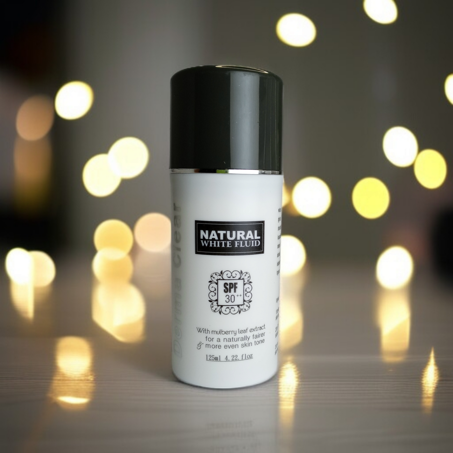 Natural White Fluid SPF 30+ – Whitening Lotion with Mulberry Leaf Extract for Fair & Even Skin Tone – 125ml
