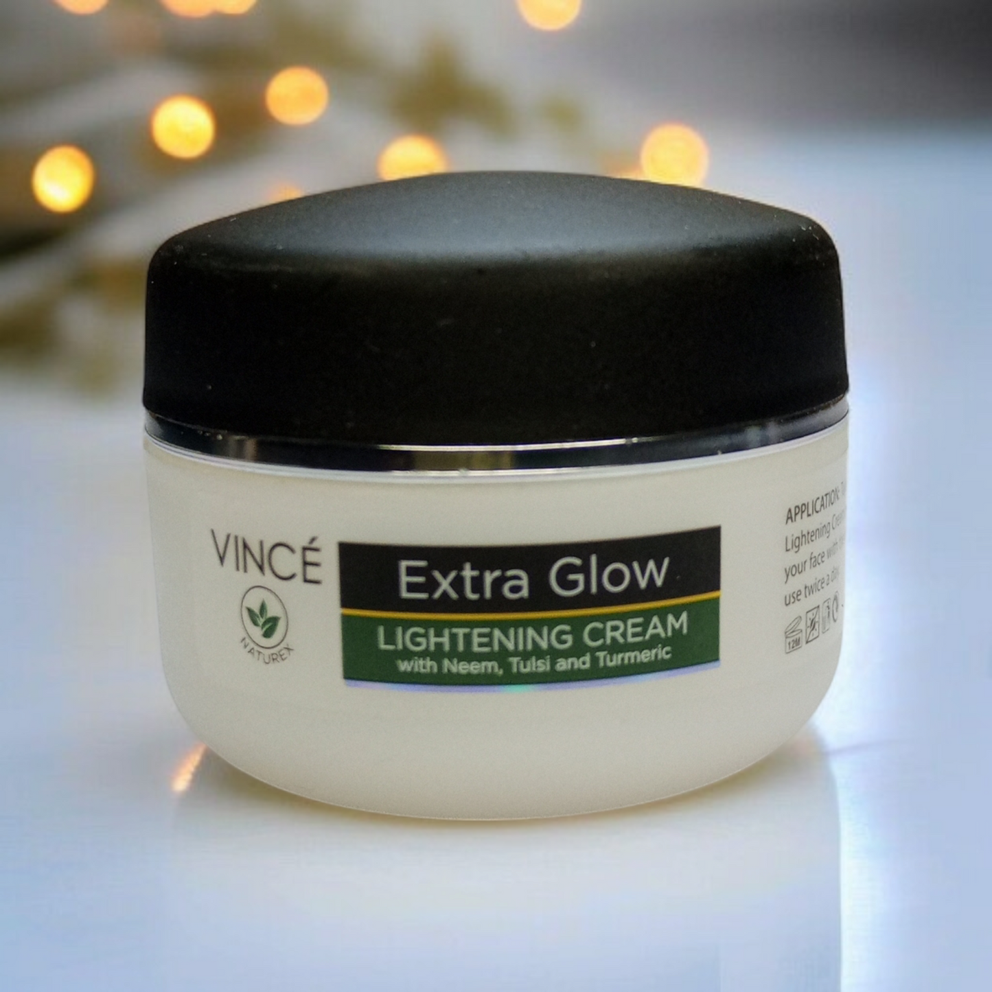 Vince Extra Glow Lightening Cream With Neem, Tulsi And Turmeric For Radiant Skin 40ml