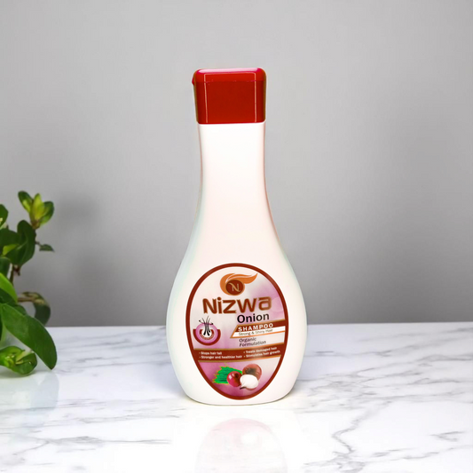 Nizwa Onion Shampoo 200ml bottle front view
