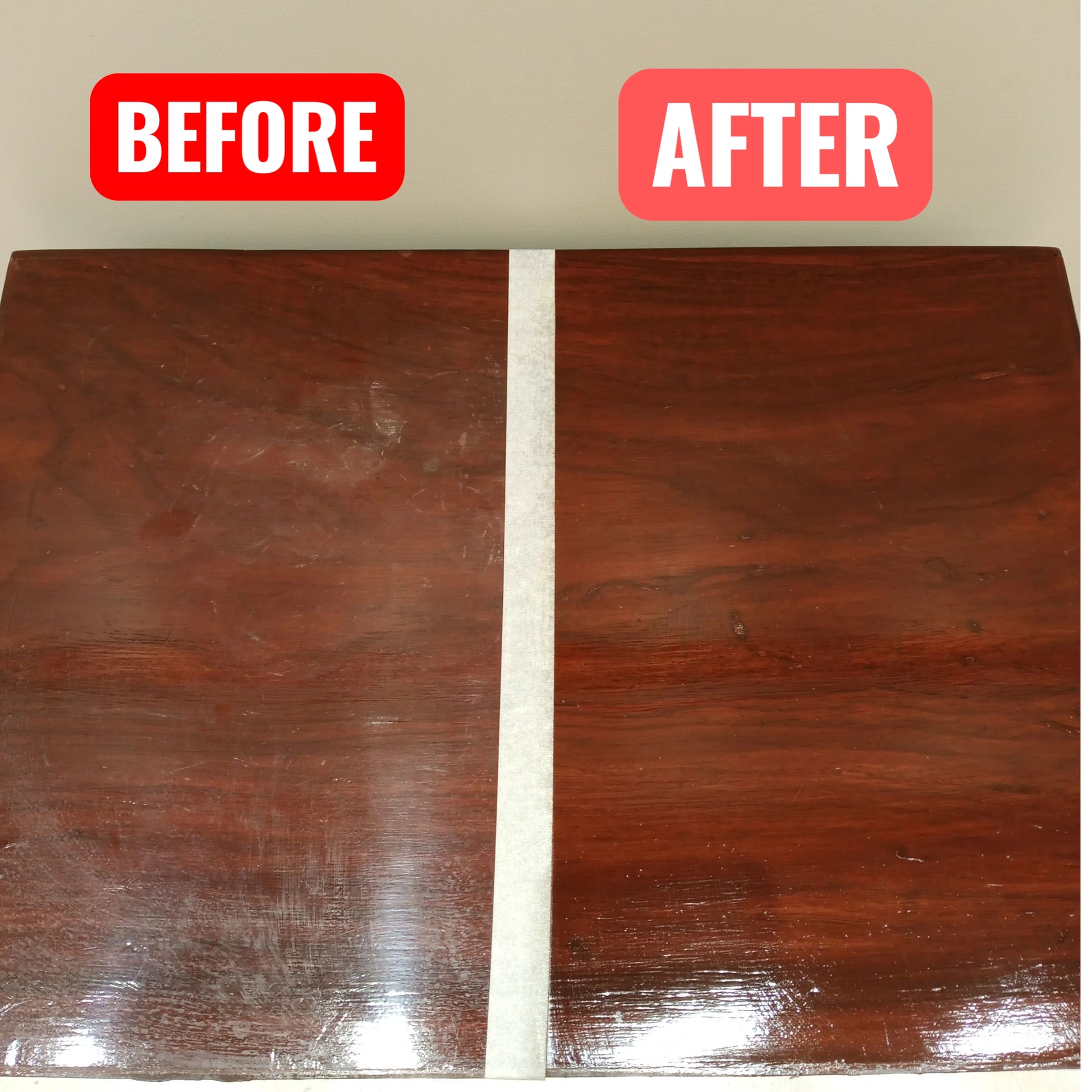 Long-lasting wooden surface cleaner and protector