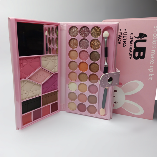 UB Ultra Beauty 35 Color All in 1 Glowing Makeup Kit|Mini Kit For Face Eyes And lips 💖