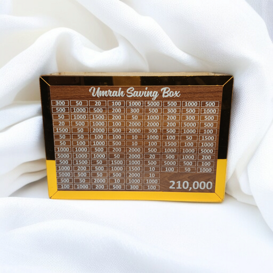 Umrah Money Saving Box|Save for Your Holy Journe💰
